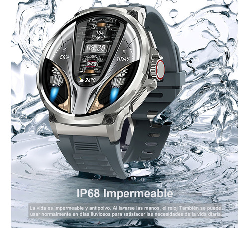 Ssb Reloj Inteligente Hombre 52mm Deportivo Bluetooth