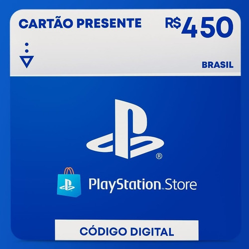 R$450 Playstation Store  Cartão Presente Digital [exclusivo]