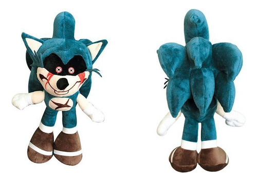 Verde Sonic Exe Peluche Muñeca Juguete Cumpleaño Regalo 40cm