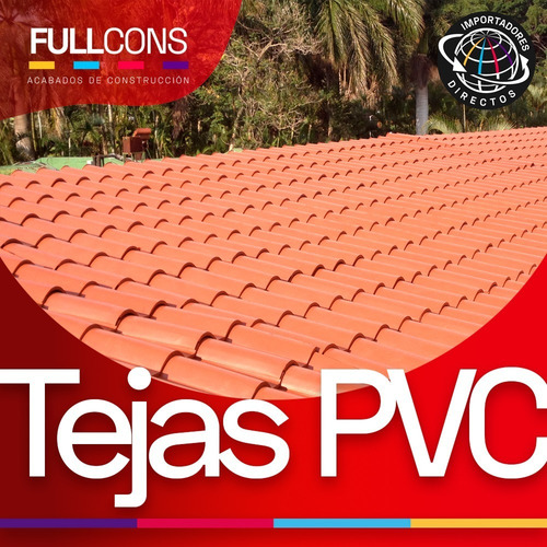 Imagen 10 de 10 de Tejas Española En Pvc Distintos Colores Para Techos