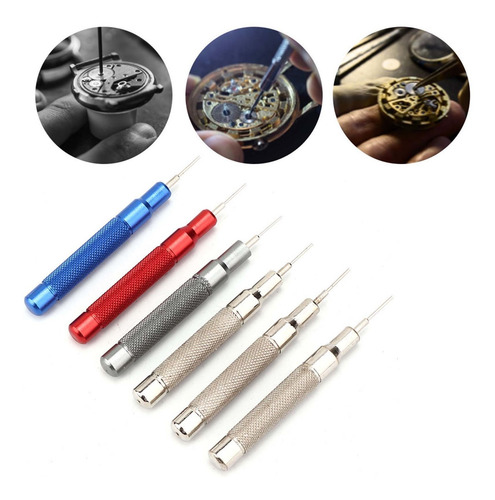 Imagen 9 de 10 de Pin Punch Set Bandas De Reloj Removedor De Agujas Para Reloj