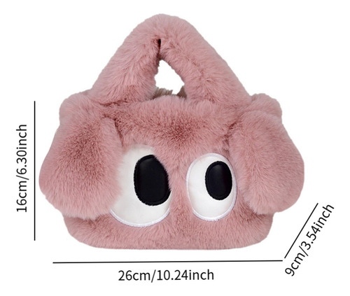 Bolso De Lujoso Con Correa Para Hombro Lindo Dibujos Rosa
