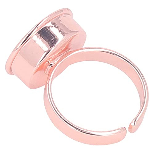 Anillo Porta Tinta Tattoo, 5pcs Acero Inoxidable Oro Rosa