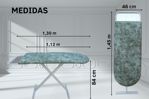 Tabla Planchar Extra Grande Plegable Reforzada - Disentino®