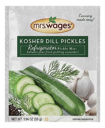 Mrs. Wages Refrigerator Kosher Eneldo Pickle Mezcla De Condi