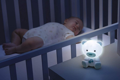 Osito Azul De Luz De Noche Para Bebes Chicco