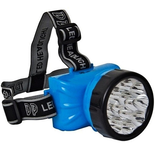 10 Lanternas De Cabeça Eco-lux Led Eco-161 Recarregável