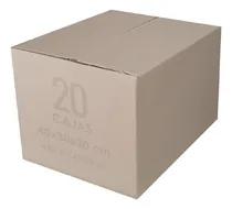 Comprar Pack Cajas De Cartón 12c 40x30x30 Cm 20 Cajas Embalaje