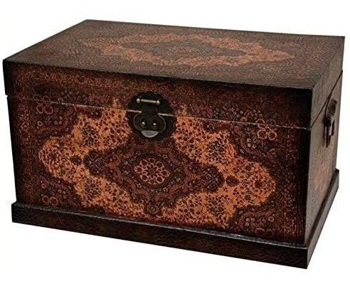 Muebles Oriental Viejo Mundo Caja De Almacenamiento Barroco