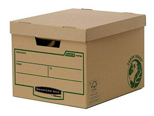 Caja De Servicio Pesado Bankers Box Earth Series - Paquete D