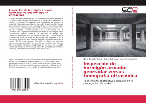 Libro: Inspección De Hormigón Armado: Georradar Versus Tomog