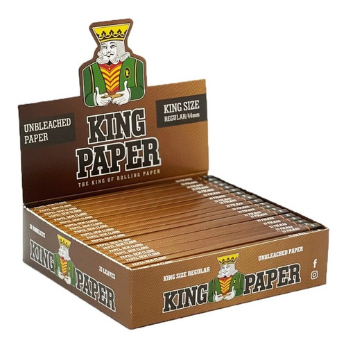 Imagem 3 de 5 de Caixa Seda King Paper Brown Marrom Grande King Size Atacado