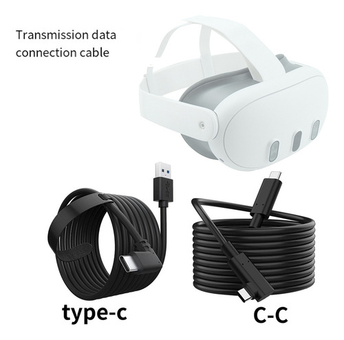 Cable C9 Para Meta Quest3 3.0 Link Steam Vr De Alta Velocida