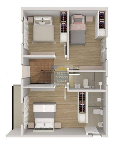 Sobrado Com 3 Dormitórios À Venda, 100 M² Por R$ 480.000,00 - Pinheirinho - Curitiba/pr - So0372
