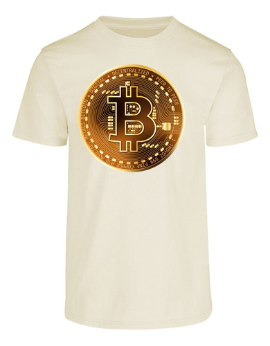 Playera Camiseta De Moda - Moneda De Bitcoin - Bitcoin