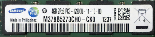 Memoria Ram  4gb 1 Samsung M378b5273ch0-ck0