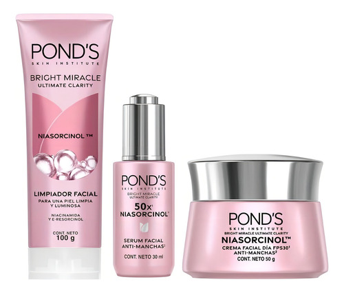 Skin Care Kit 3 Pasos Niasorcinol Pond´s