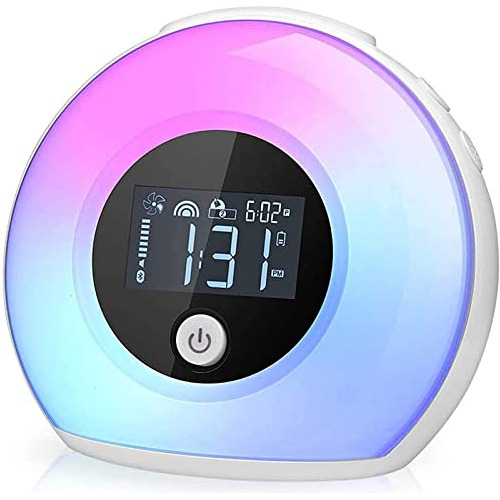 Reloj Despertador - Wake Up Light Altavoz Bluetooth, Lámpara