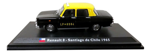 Taxi De Colección Renault 8 Chile Año 1965 1:43 - Leoni