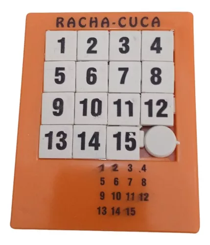 Kit com 4 Racha Cuca - Jogo Quebra Cabeça Números