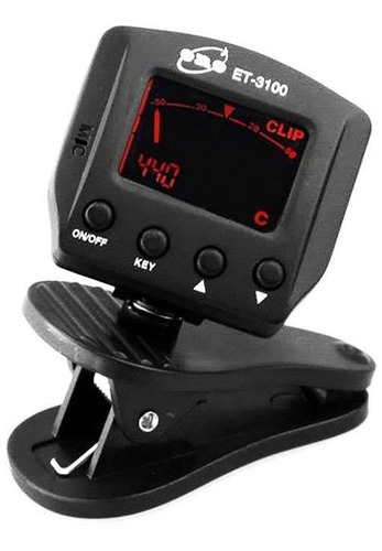 Afinador Digital Cromatico Mic Y Clip En