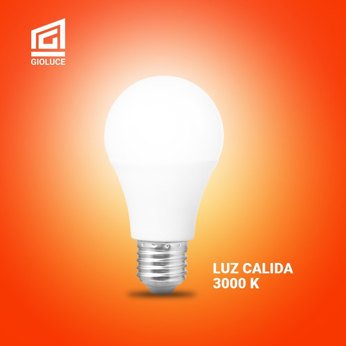 Imagen 3 de 10 de Lampara Led Foco E27 7w Rosca Comun Calida Fria Bulbo Hogar
