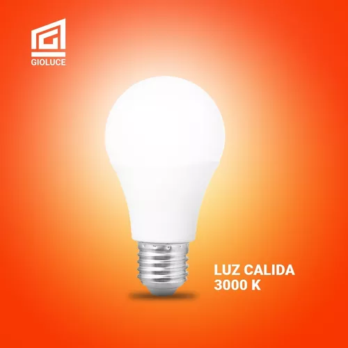 Foco LED Bulbo E27 7W Luz Fría