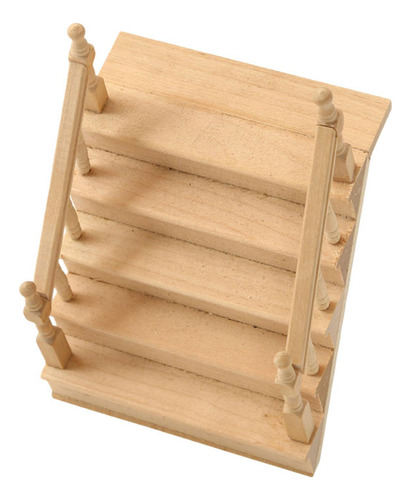 Modelo De Escalera Para Casa De Muñecas Con Pasamanos,