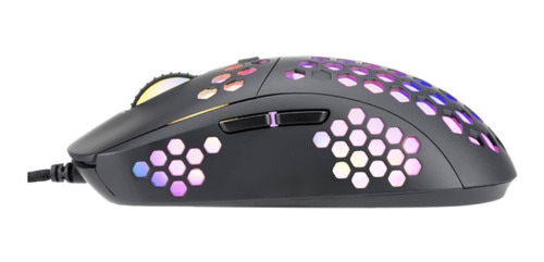 Imagen 4 de 6 de Mouse Optico Gamer Marvo 6400dpi 6 Botones 3d Led De Colores