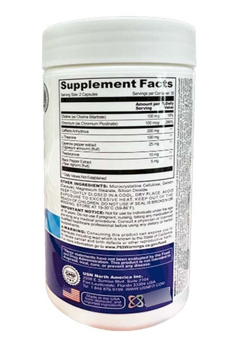 Phedracut Advanced Usn 60 Caps. + Envio Gratis
