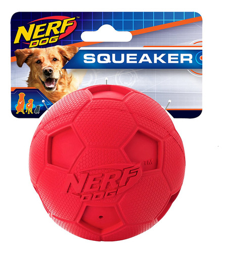 Bola de futebol para cães Nerf, brinquedo para cães