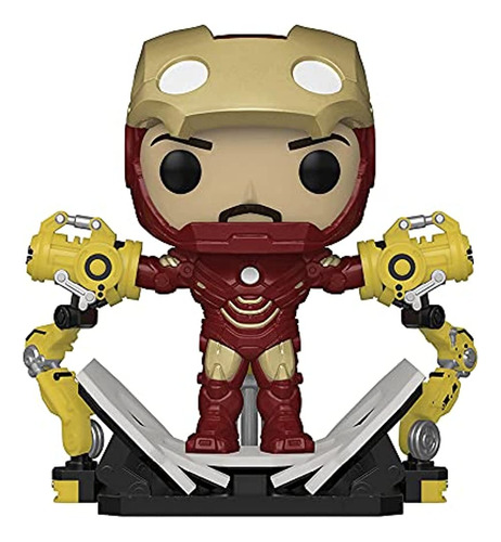 ¡estallido! Iron Man 2: Iron Man Mkiv Con Gantry Glow-in-the