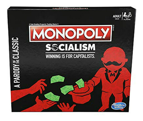 Hasbro Monopoly Juego Socialismo Partido Adulto Parodia Jueg