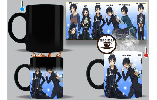 Taza Magica Anime Sao Alicization Overlord Snk Pokemon Etc.