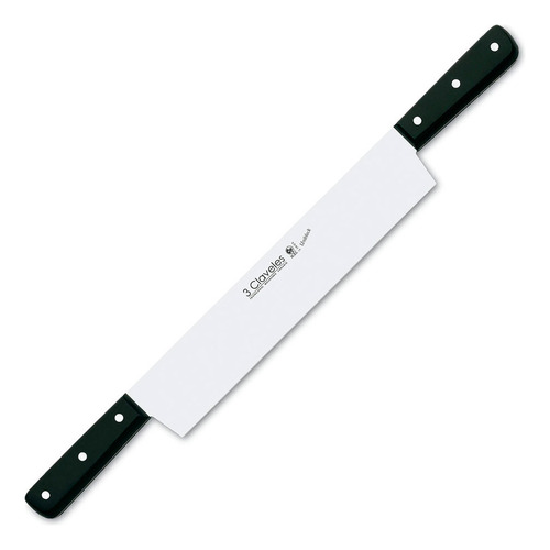 Cuchillo Para Queso Hoja Inox 2 Mangos Uniblock 3 Claveles