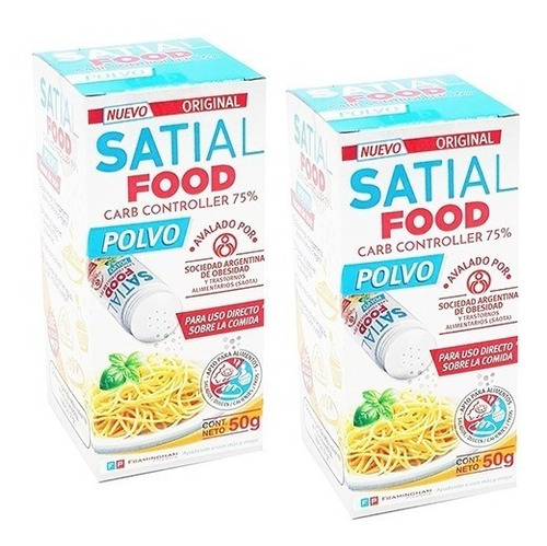 Satial Food Carb Controller Polvo 50g X 2 Cajas 