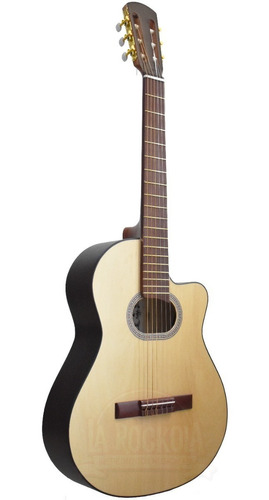 Guitarra Criolla Yegen Mod B10 Boca Ovalada C/corte Natural