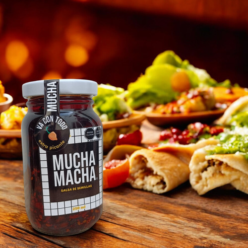 Mucha Macha Salsa De Semillas Extra Picante Habanero 250ml