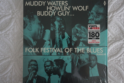Lp Muddy Waters, Howlin' Wolf, Buddy Guy..., Folk Festival