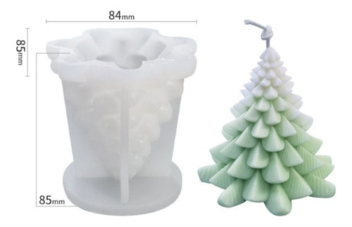 Molde De Silicon Árbol De Navidad,pino,invierno Diy