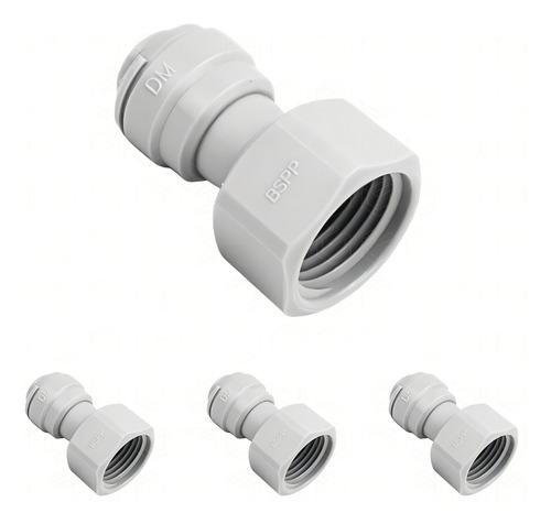 Dmfit - Tubo 3/8 X Rosca Fêmea Bsp 1/2 - Afab0607f - 04 Un