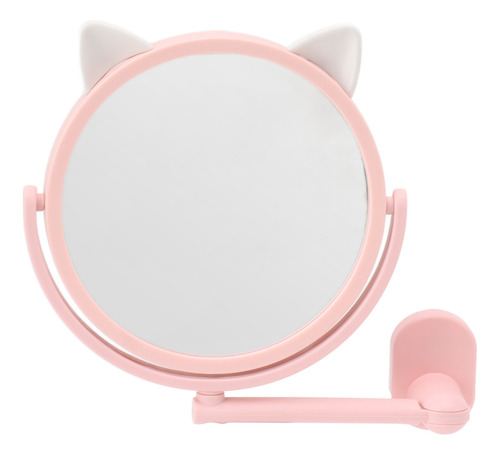 Espejo De Maquillaje Lovely Cat Shape, Transparente
