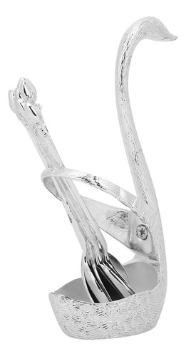 Vajilla Plateada De Aleación De Zinc Con Forma De Cisne, Sop