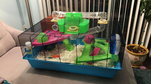 Jaula Hamster Sirio Ruso Roedor Jerbo Hamstera Heaven Metro