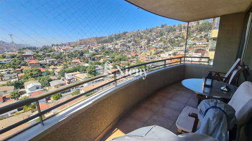 Departamento Impecable De 3 Dorm. Chorrillos, Viña Del Mar.