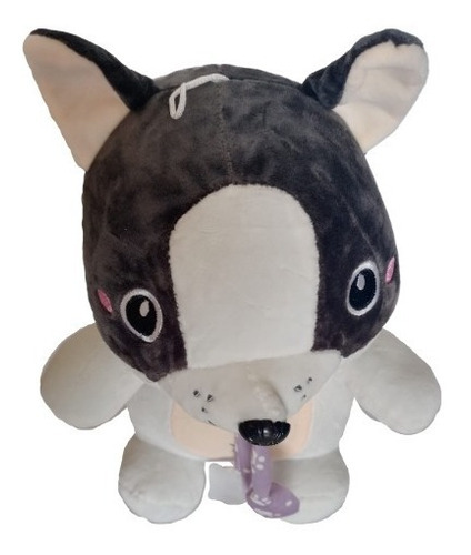 Peluche Perro Viajero Con Bufanda Original Miniso 