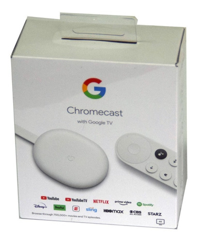 Google Chromecast 4k Google Tv Hd Ultima Versión Original