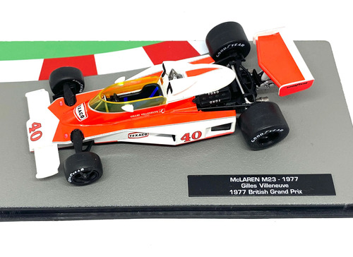 Colección Fórmula 1 Mclaren M23 - 1977 Gilles Villeneuve 