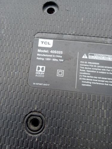 Tarjeta Fuente Tcl 40s325 (08-l12nla2-pw210aa) *403 (Usado)
