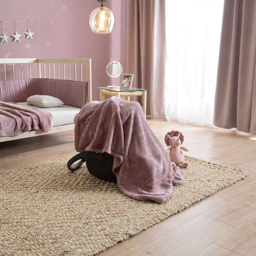Vianney Cobertor Ligero Lila Para Bebe Niña